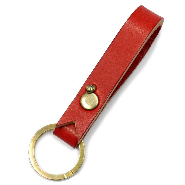 VASSER(バッサー)Casquette Boy Leather Key Chain Red(キャスケットボーイレザーキーチェーンレッド)拍卖