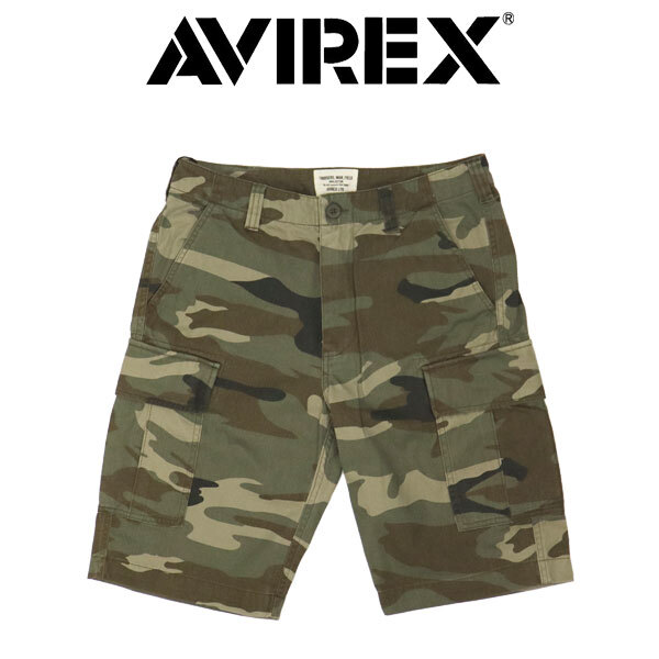 AVIREX (アヴィレックス) 2913002 BASIC FATIGUE SHORTS ベーシック ファティーグ ショーツ 311OLIVECAMO XXL拍卖