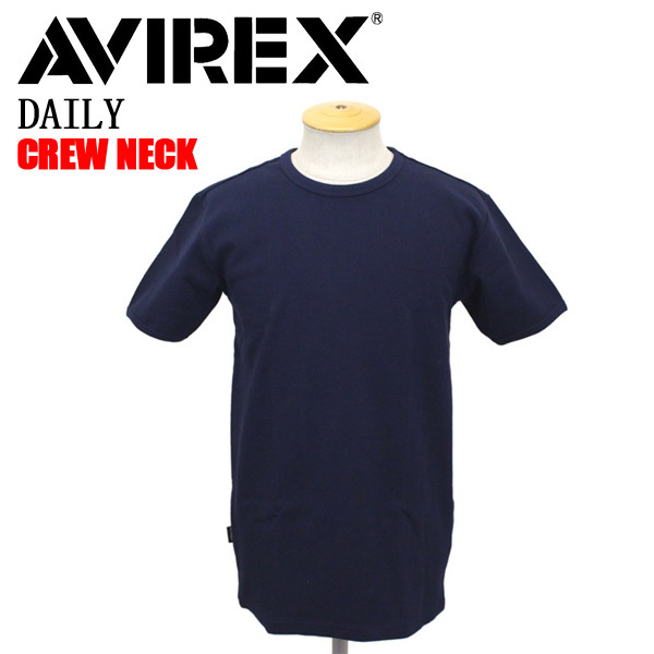 AVIREX (アヴィレックス) DAILY S/S C-NECK T-SHIRT デイリー ショートスリーブ クルーネック ティーシャツ 半袖 86 ROYAL S拍卖