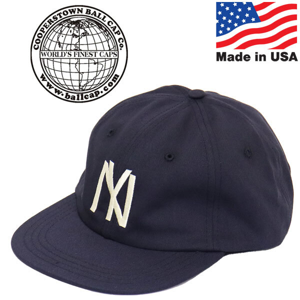 Cooperstown Ball Cap (クーパーズタウンボールキャップ) NYBC1935 ニューヨーク ブラックヤンキース 1935年モデル LOGO CAP ロゴキャップ拍卖