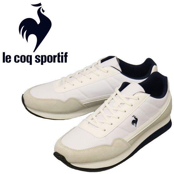 le coq sportif (ルコック スポルティフ) QL1VJC16WN CHATELET II シャトレ2 スニーカー ホワイト/ネイビー LE047 約24.5cm拍卖