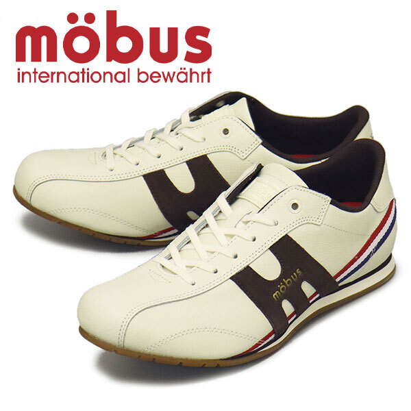 mobus (モーブス) M-2107T-1371 NEW DINKEL ニューディンケル レザースニーカー CREAM/D.BRW MBS010 40拍卖
