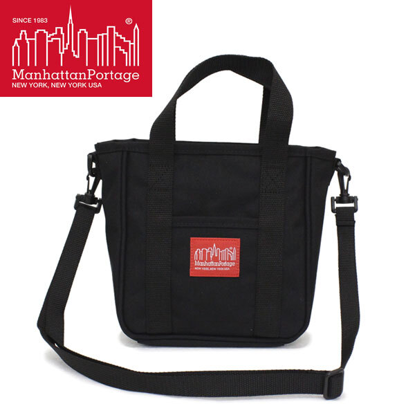 ManhattanPortage (マンハッタンポーテージ) MINI GOWANUS TOTE BAG ミニ ゴーワヌス トートバッグ BLACK MP021拍卖