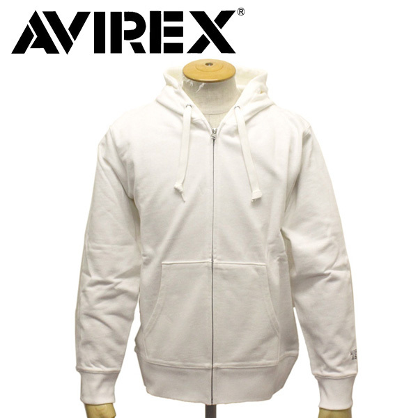 AVIREX (アヴィレックス) 6193594 DAILY ZIP PARKA デイリー ジップパーカー 02WHITE XL拍卖