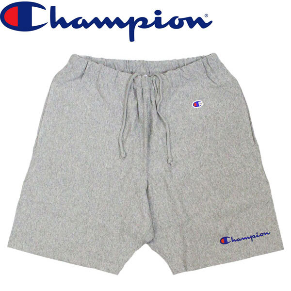 Champion (チャンピオン) C3-P507 REVERSE WEAVE SHORT PANT リバースウィーブ ショートパンツ CN049 070オックスフォードグレー S拍卖