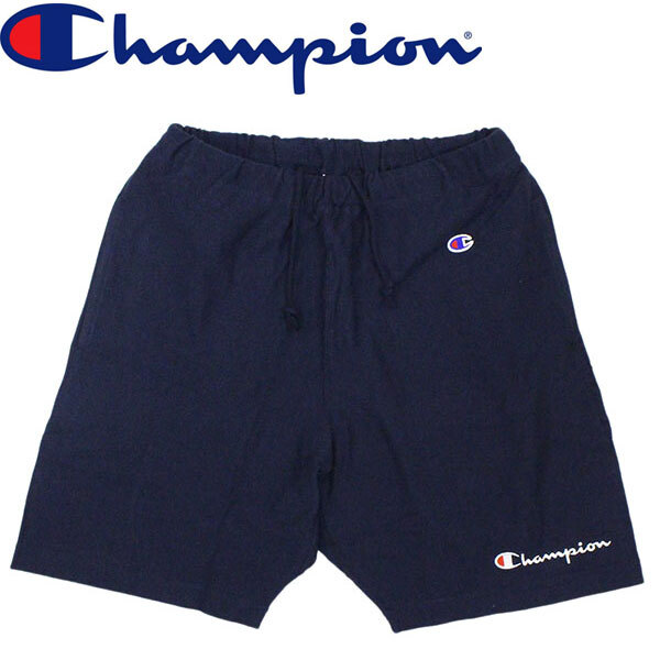 Champion (チャンピオン) C3-P507 REVERSE WEAVE SHORT PANT リバースウィーブ ショートパンツ CN049 370ネイビー S拍卖