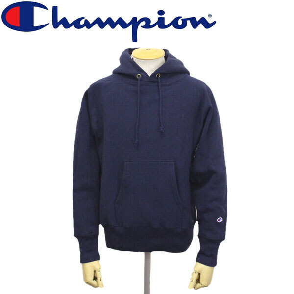 Champion (チャンピオン) C3-W102 REVERSE WEAVE PULLOVER HOODED SWEATSHIRT リバースウィーブ スウェットパーカー CN022 386ダークネイビ拍卖
