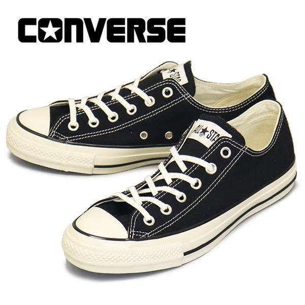 CONVERSE (コンバース) 31308201 オールスター US OX ブラック CV062 US7.5-26.0cm拍卖