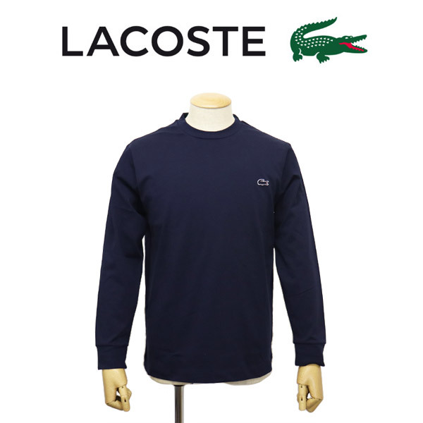 LACOSTE (ラコステ) TH5822L ワンポイントTシャツ 長袖 LC288 166ネイビー 3-S拍卖