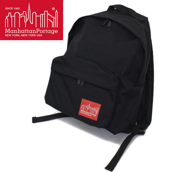 ManhattanPortage (マンハッタンポーテージ) 1210 BIG APPLE BACKPACK バックパック BLACK MP003拍卖