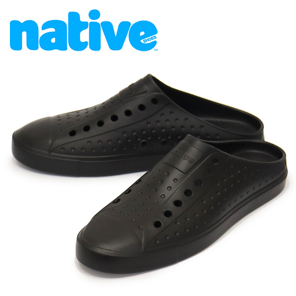 native shoes (ネイティブシューズ) 11113000 JEFFERSON CLOG ジェファーソン シューズ 10-約28.0cm01 JIFFY BLACK / JIFFY BLACK NV006 9-拍卖