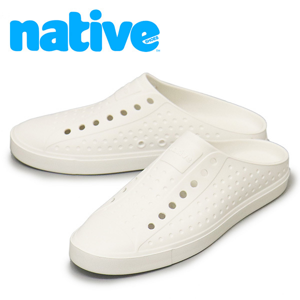 native shoes (ネイティブシューズ) 11113000 JEFFERSON CLOG ジェファーソン シューズ 1999 SHELL WHITE/ SHELL WHITE NV007 10-約28.0cm拍卖