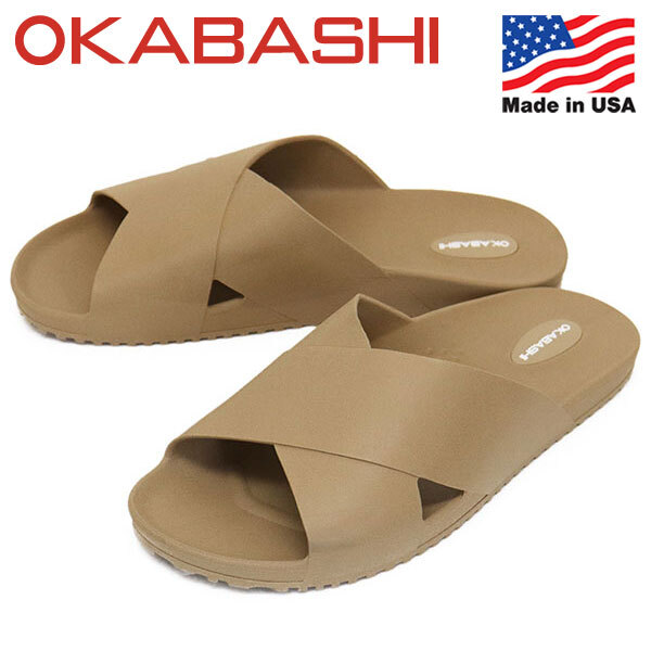 OKABASHI (オカバシ) O-80501 MADDOX マドックス ユニセックス サンダル OKB004 219CHAI S-約23.0cm-24.0cm拍卖