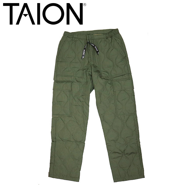 TAION (タイオン) 132ML-1 MILITARY CARGO DOWN PANTS ミリタリー カーゴダウンパンツ TA017OLIVEM拍卖