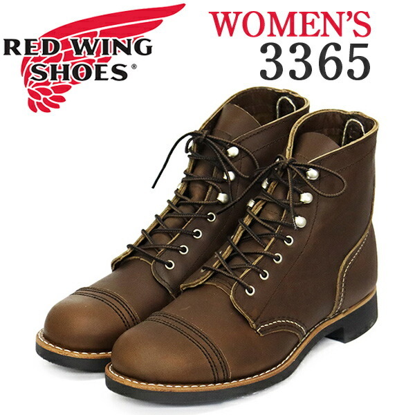 REDWING (レッドウィング) 3365 Iron Ranger アイアンレンジャー レディース アンバーハーネス US7B-約24.0cm拍卖