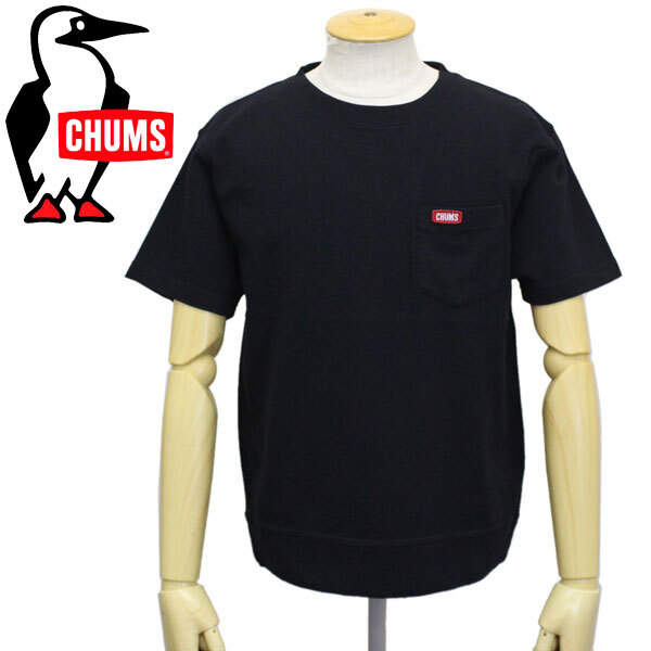 CHUMS (チャムス) CH00-1260 Keystone SS Pocket Crew Top キーストーンショートスリーブポケットクルートップ CMS059 K001Black L拍卖