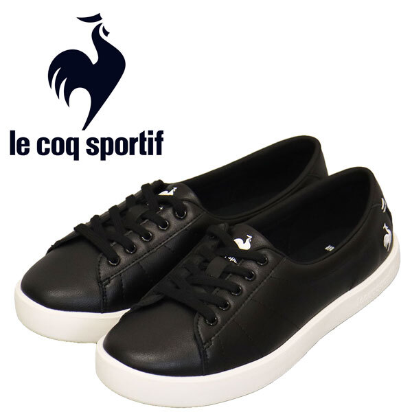 le coq sportif (ルコック スポルティフ) QL3VJC03BK FOURCHE フルシュ レディース スニーカー ブラック LE035 約25.0cm拍卖