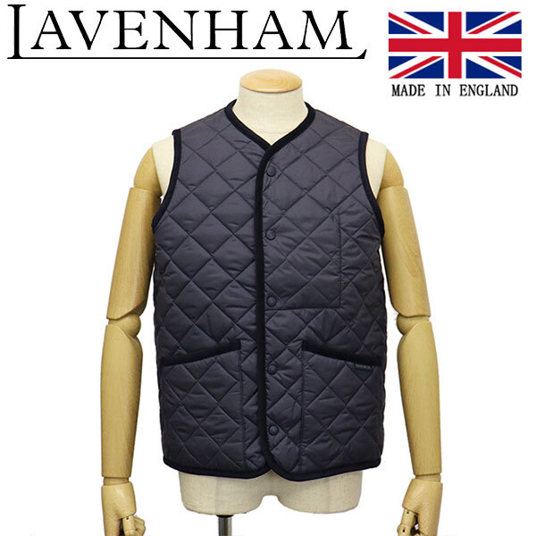 LAVENHAM (ラベンハム) SLJ2039 THORNHAM MENS RC ソーンハム メンズ キルティングベスト G96 SUFFOLK NAVY イギリス製 LH012 S拍卖