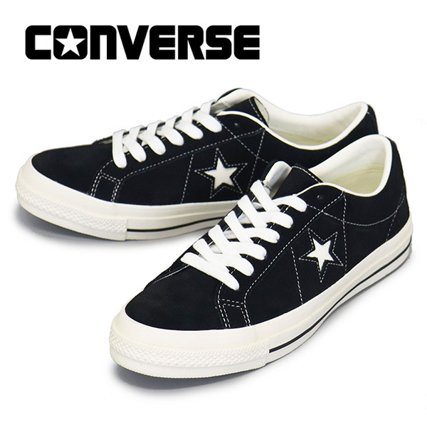 CONVERSE (コンバース) 35200860 ワンスター スエード ブラック CV116 US8.5-27.0cm拍卖