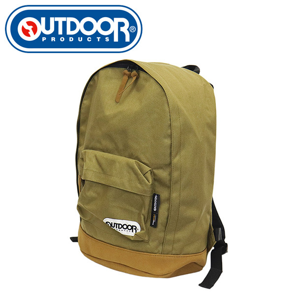 OUTDOOR PRODUCTS (アウトドアプロダクツ) 4052EXPT MIDEIUM SOLID デイパックリュックサック OP003 BEIGE拍卖