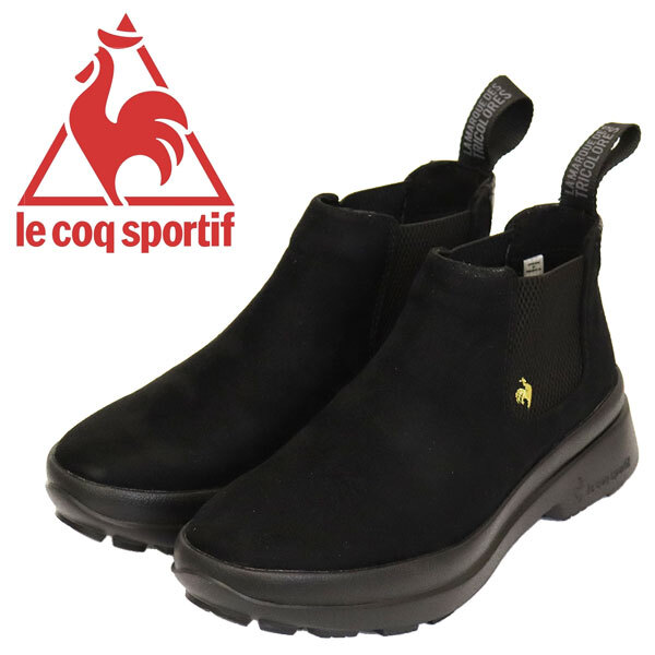 le coq sportif (ルコック スポルティフ) QL3UJD82BK BELLEY ベレー IV SG SHORT ショート レディースブーツ ブラック LE028 約23.0cm拍卖