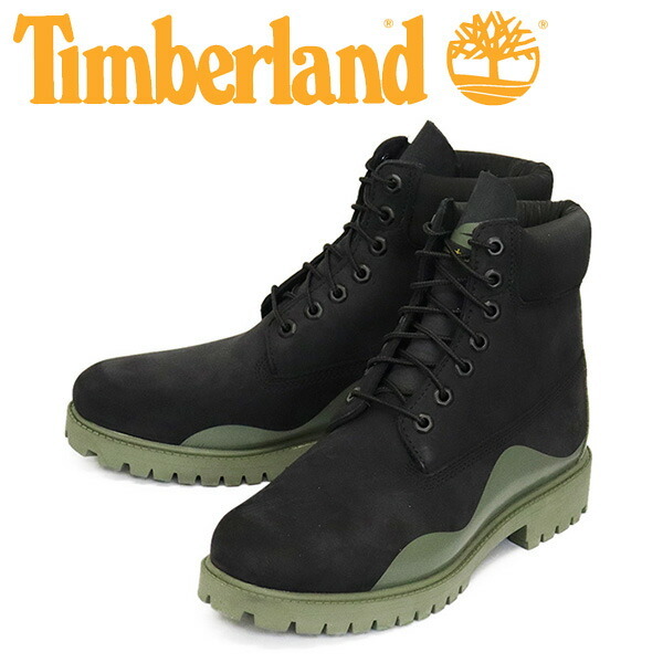 Timberland (ティンバーランド) A5UYW 6in PREMIUM RUBBER CUP BOOTS WP 6インチプレミアムウォータープルーフブーツ Black TB386 US7.5-約拍卖