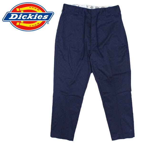 Dickies (ディッキーズ) 181M40WD16 TCストレッチテーパードアンクルイージーパンツ 8分丈 DK005 DNダークネイビー S拍卖