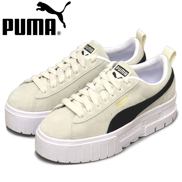 PUMA (プーマ) 380784 メイズ レディース スニーカー 02 アイボリーグロー PM175 24.0cm拍卖
