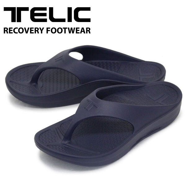 TELIC (テリック) FLIPFLOP トングサンダル NAVY TL002 S-23-23.5cm拍卖