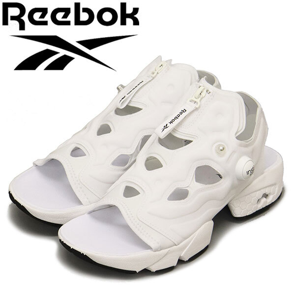 Reebok (リーボック) 100202020 INSTAPUMP FURY SANDAL ZIP インスタポンプフューリー サンダル ジップ ホワイト RB129 25.0cm拍卖