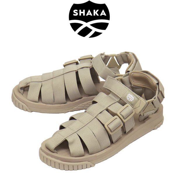 SHAKA (シャカ) SK-101 HIKER ストラップ グルカサンダル TAUPE SK004 US10-約28.0cm拍卖