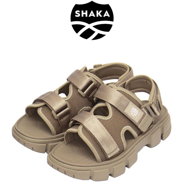 SHAKA (シャカ) SK-185V2 CHILL OUT チルアウト SF ストラップ スポーツサンダル TAUPE SK014 US6-約24.0cm拍卖