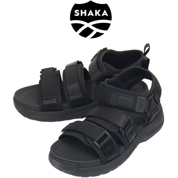 SHAKA (シャカ) SK-311 NEO BUNGY EVOL ストラップ スポーツサンダル BLACK SK009 US6-約24.0cm拍卖