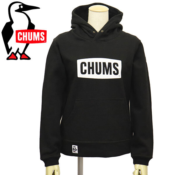CHUMS (チャムス) CH10-1302 CHUMS Logo Pullover Parka レディース チャムスロゴプルオーバーパーカー CMS079 K055JetBlackxWhite M拍卖
