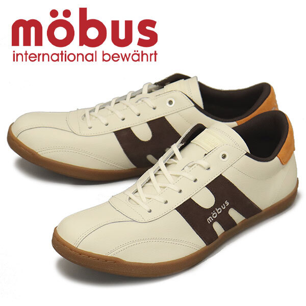 mobus (モーブス) M-2101T-1342 NEW MUNSTER ニューミュンスター レザースニーカー CRM/D.BRW/ORG MBS003 41拍卖
