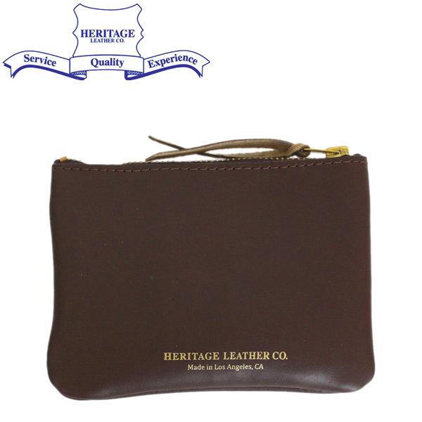 HERITAGE LEATHER CO.(ヘリテージレザー) NO.8214 Wallet Pouch ウォレットポーチ 全4色 HL213 Brown拍卖