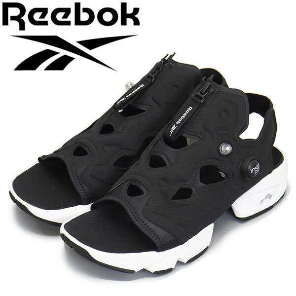 Reebok (リーボック) 100202019 INSTAPUMP FURY SANDAL ZIP インスタポンプフューリー サンダル ジップ コアブラック/フットウェアホワイト拍卖