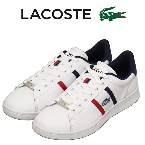 LACOSTE (ラコステ) WMS SFA0019 CARNABY SETCGR1251 AP SFA レディース レザースニーカー 407 WHTxNVYxRED LC390 UK5-約24.0cm拍卖