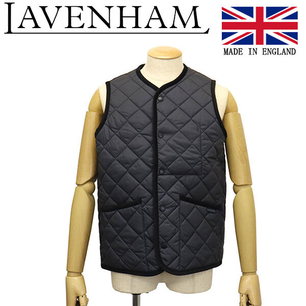 LAVENHAM (ラベンハム) SLJ2039 THORNHAM MENS RC ソーンハム メンズ キルティングベスト G95 LAMP BLACK イギリス製 LH001 S拍卖
