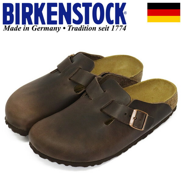 BIRKENSTOCK (ビルケンシュトック) 0860133 BOSTON ボストン レザーサンダル HABANA ナロー幅 BI192 36-約23.0cm拍卖