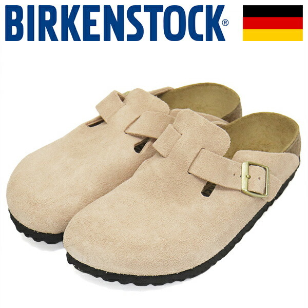 BIRKENSTOCK (ビルケンシュトック) 1026171 BOSTON ボストン スエードレザーサンダル LIGHT ROSE ナロー幅 BI425 36-約23.0cm拍卖