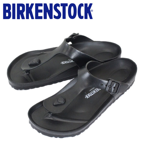 BIRKENSTOCK (ビルケンシュトック) 128201 GIZEH (ギゼ) サンダル EVA BLACK (ブラック) レギュラー (幅広) BI029-39-約25.0cm拍卖