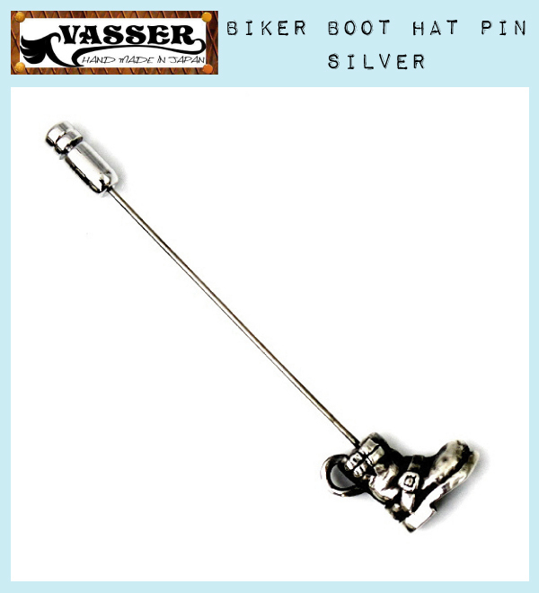 VASSER(バッサー)Biker Boot Hat Pin Silver(バイカーブーツハットピンシルバー)拍卖