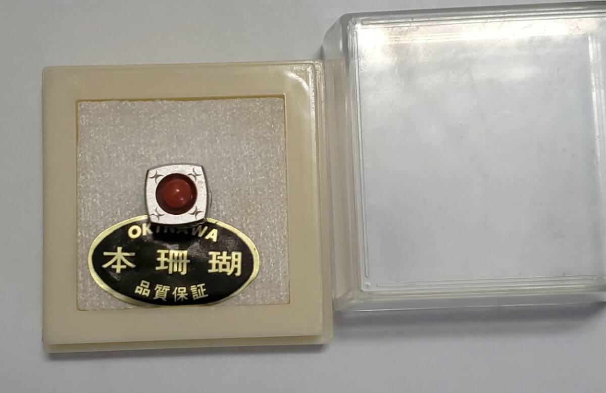 サンゴ 珊瑚 タイピン メンズ 3,8g 未使用品拍卖