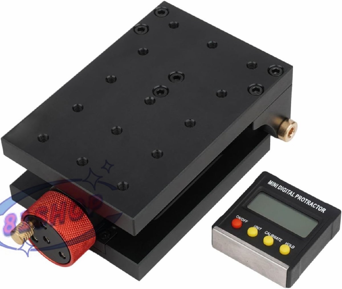 「81SHOP」機械調整プラットフォーム 木工パンチャー デジタル角度ゲージ付き ブラック アルミニウム合金 機械試験装置, 0~90度拍卖