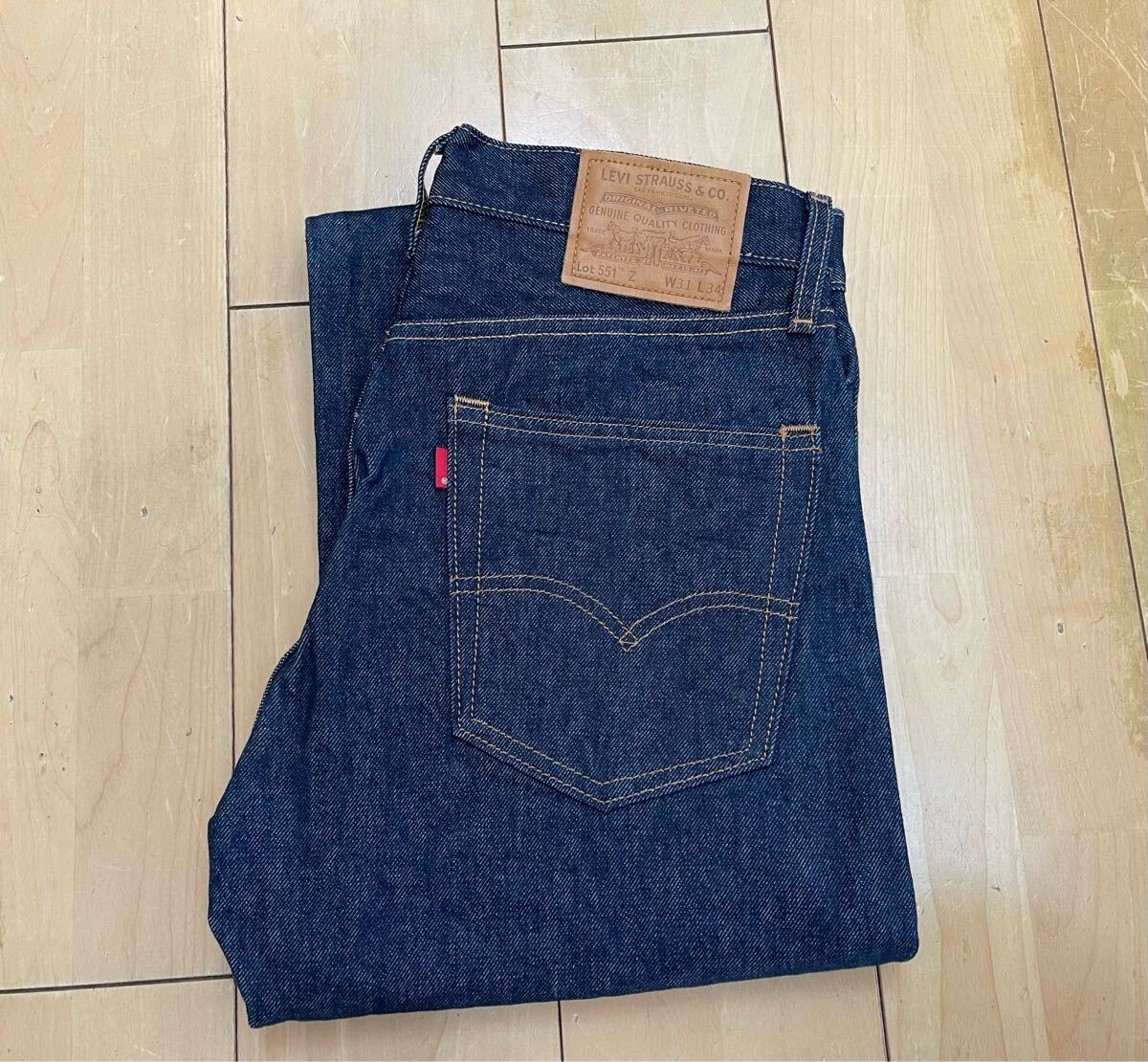 LEVI’S リーバイス 551Z PREMIUM MADE IN THE USA W31 A1183-0000 赤耳 USA製 ビッグE BIGE セルビッチ 極上品 希少サークルタブ 未使用拍卖