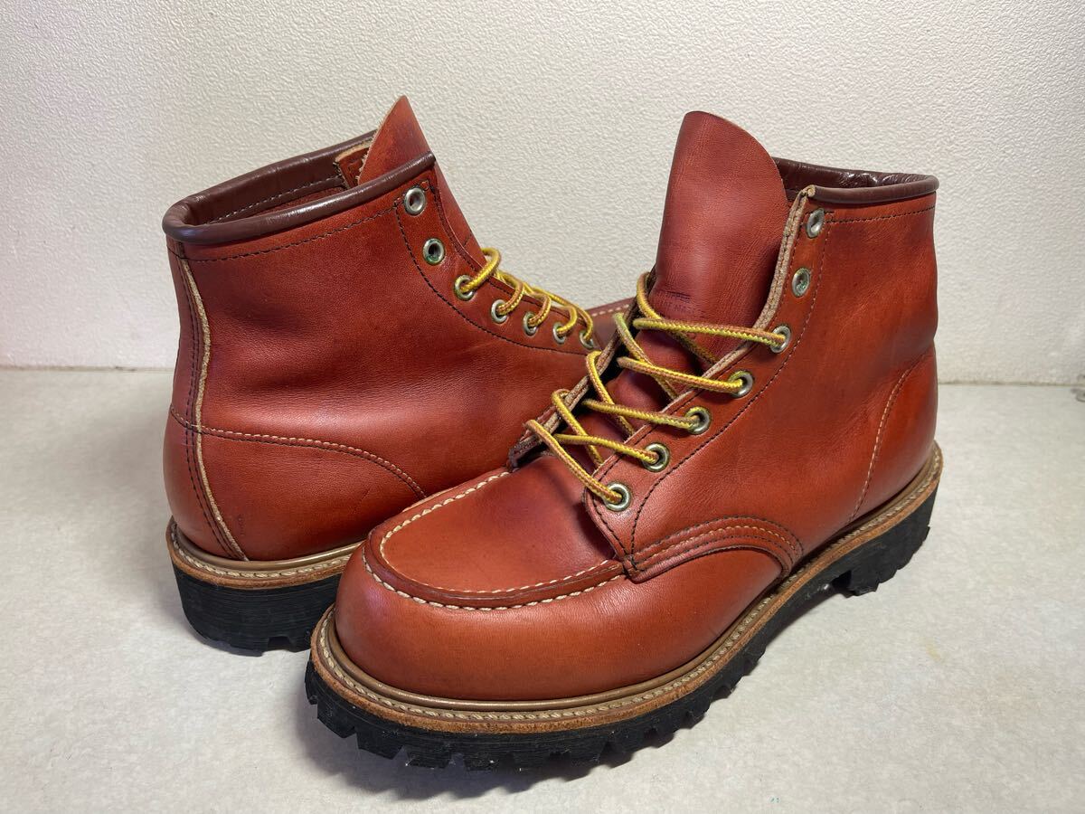 REDWING レッドウィング 8175 アイリッシュセッター 四角犬タグ USA製 US7 1/2 E USED 良品拍卖