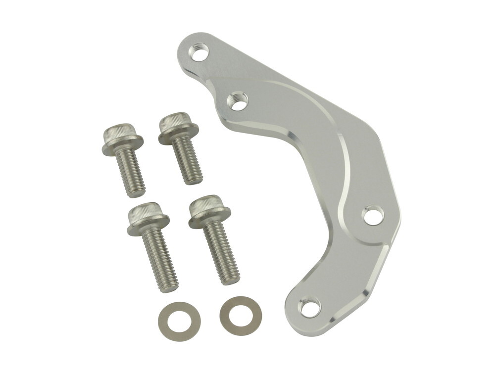 グロム/GROM(2013-2018)用フロントキャリパーサポート (ブレンボ 2pキャリパー対応/シルバー)_シフトアップ拍卖