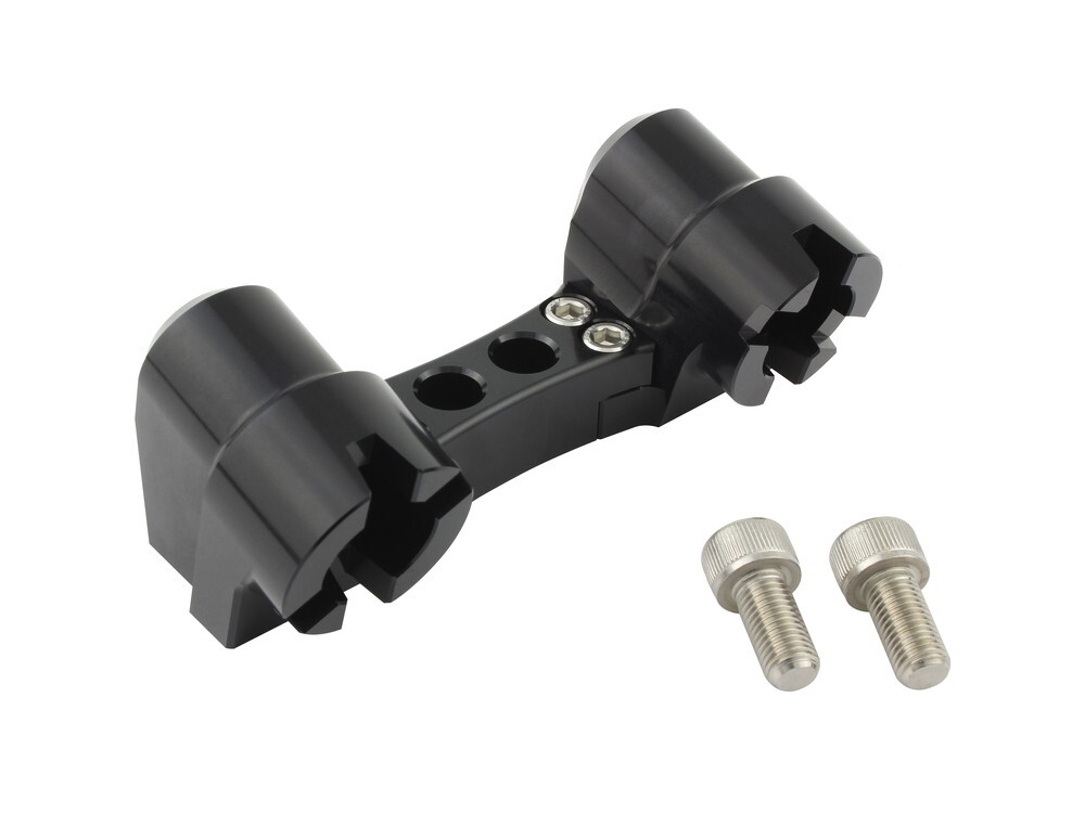 モンキー(12V/AB27-1000001~1899999)用ビレットハンドルブラケット(ブラック)_シフトアップ拍卖