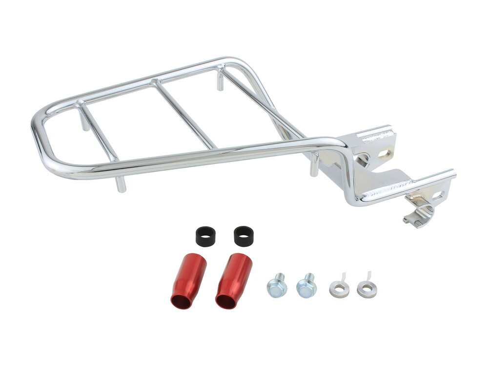 モンキー/ゴリラ(12V/Z50J-2000001~)用4Lモンキーレプリカ リアキャリア (メッキ×レッド)_シフトアップ拍卖